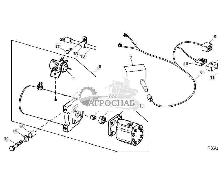Secondary Steering Pump (European Version) (AutoTrac™) 